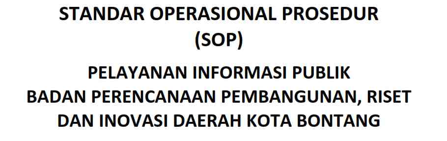 SOP PPID