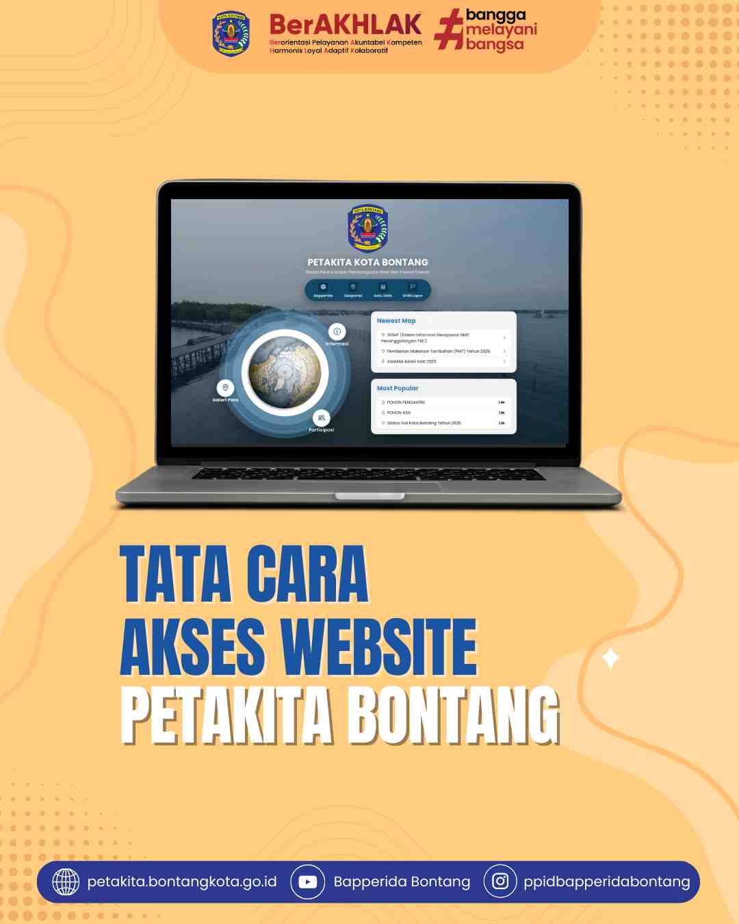 Tata Cara Akses Website Petakita Bontang