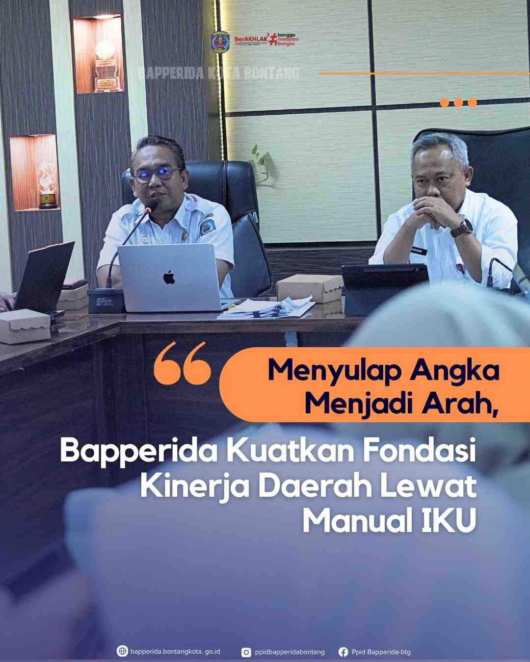 RAPAT INTERNAL - Rapat Koordinasi Penyusunan Manual IKU Perangkat Daerah
